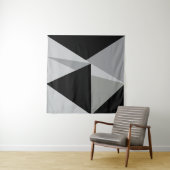 カラフル三角形パターンデザイン タペストリー (インサイチュ)