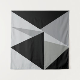 カラフル三角形パターンデザイン タペストリー