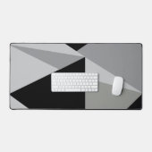 カラフル三角形パターンデザイン デスクマット (キーボード&マウス)