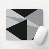 カラフル三角形パターンデザイン マウスパッド (マウス)