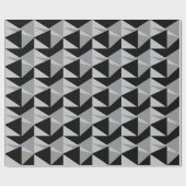 カラフル三角形パターンデザイン ラッピングペーパー (フラット)