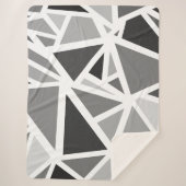 カラフル三角形パターン5 シェルパブランケット (正面)