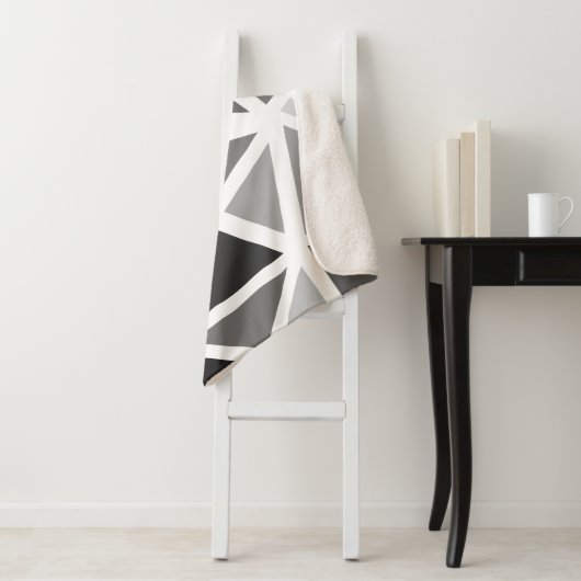 カラフル三角形パターン5 シェルパブランケット (インサイチュ)