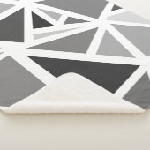 カラフル三角形パターン5 シェルパブランケット (3/4)