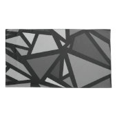 カラフル三角形パターン6 枕カバー (裏面)