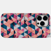 カラフル三角形パターン – モダンレトロ Case-Mate iPhoneケース (裏面 (横))