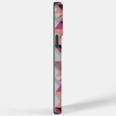 カラフル三角形パターン – モダンレトロ Case-Mate iPhoneケース (裏面 / 右)