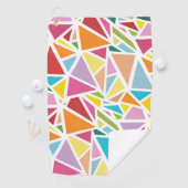 カラフル三角形 ゴルフタオル (インサイチュ)