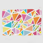 カラフル三角形 ゴルフタオル (横)