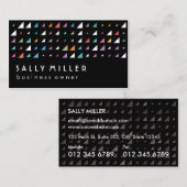 カラフル三角形 名刺 (正面/裏面)