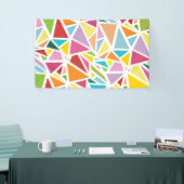 カラフル三角形 横断幕 (トレードショー)