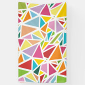 カラフル三角形 横断幕 (縦)