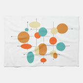 カラフル世紀半モダンば キッチンタオル (横)