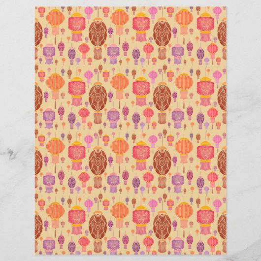 カラフル中国の提灯 (正面)