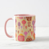 カラフル中国の提灯 マグカップ (左)