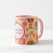 カラフル中国の提灯 マグカップ (正面右)