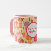 カラフル中国の提灯 マグカップ (正面左)