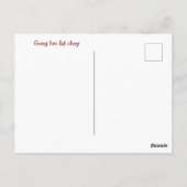 カラフル中国の新年ドラゴンと人 ポストカード (裏面)