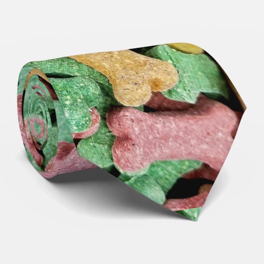 カラフル乳犬骨 ネクタイ (ロール)