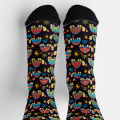 カラフル亀 ソックス (上部)