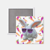 カラフル人参とバお洒落ニー マグネット (正面/裏面)