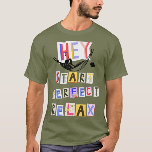 カラフル付きTシャ書ツ Tシャツ (正面)