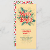 カラフル企業のメリー&Bright Christmasパーティー (正面/裏面)