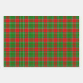 カラフル伝統的クリスマス ラッピングペーパーシート (正面3)