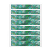 カラフル住所 シール ラップアラウンド宛名ラベル (シート)