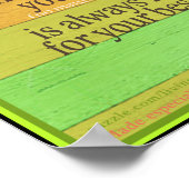 「カラフル何が…最高の興味」のポスター ポスター (角)