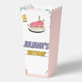 カラフル例誕生日パーティー フェイバーボックス (裏面)