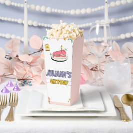 カラフル例誕生日パーティー フェイバーボックス