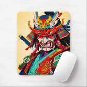 カラフル侍武士 - 日本の武士道 マウスパッド (マウス)