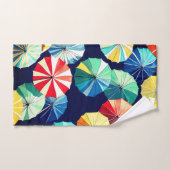 カラフル傘 バスタオルセット (ハンドタオル)