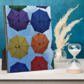 カラフル傘 フォトプラーク (側面)