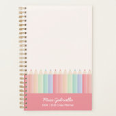 カラフル先生カスタム年プランナー プランナー手帳 (正面)