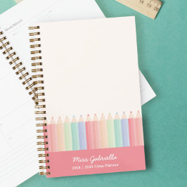 カラフル先生カスタム年プランナー プランナー手帳