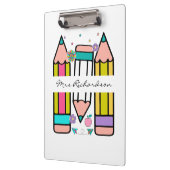 カラフル先生名鉛筆の漫画 クリップボード (左)