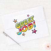 カラフル先生素晴らし/教室用のジョブシール スクエアシール (封筒)