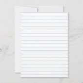 カラフル先生Apple退職パーティー招待状 招待状 (裏面)