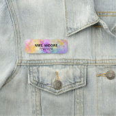 カラフル先生ID安全ピン又は磁性服 名札 (インサイチュ)