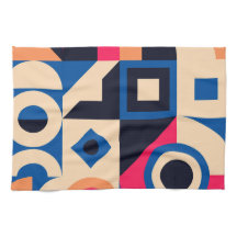 カラフル円の幾何学的パターン