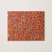 カラフル円模様 ジグソーパズル (横)