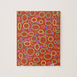 カラフル円模様 ジグソーパズル