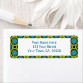 カラフル円模様 ラベル (インサイチュ)