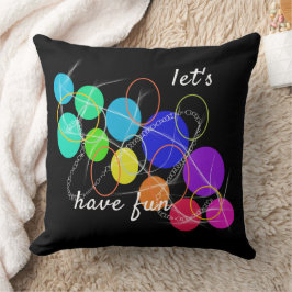 カラフル円 クッション