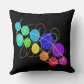 カラフル円 クッション (裏面)