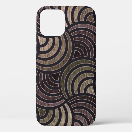 カラフル円:高解像度のシームレスなテクスチャ Case-Mate iPhoneケース (裏面)