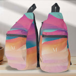 カラフル勾配モダンモノグラム旅行 スリングバッグ<br><div class="desc">PixeliaDesignsがデザインした「モダンモノグラム抽象芸術グラディエント旅行スリングバッグ」を紹介カラフルし、女性のための色とミニマルデザインの最高傑作をコンテンポラリー指す。抽象芸術グラデユニークントを混ぜ合わモダンせたスリングバッグは、白いモノグラムと共に際立ち、スタイルとシンプルさの両方を具現化したパーソナライズされた。ダンス、旅行、スポーツ、フィットネス、エクササイズに最適で、1つのパッケージで汎用性とエレガンスを提供。このカラフル、抽象芸術、スリングバッグでアクセサリーモダンゲームを高め、すべての外出があなたのスタイルの表現をユニーク作る。</div>