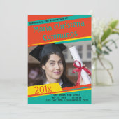 カラフル卒業発表の禁止 案内状 (スタンド正面)